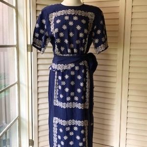 Vintage August Silk Dress